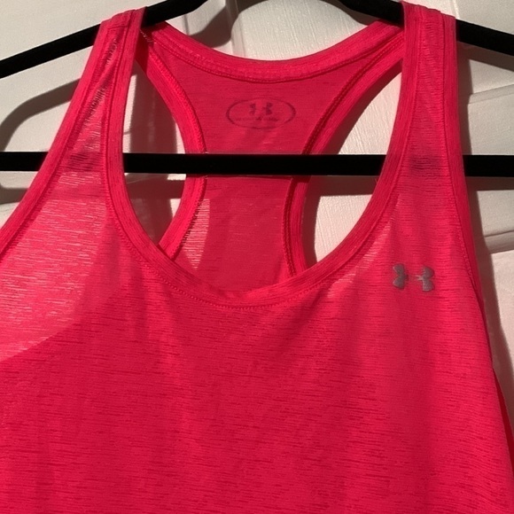 Under Armour Tops - Under Armour neon pink t-back athletic tank top
